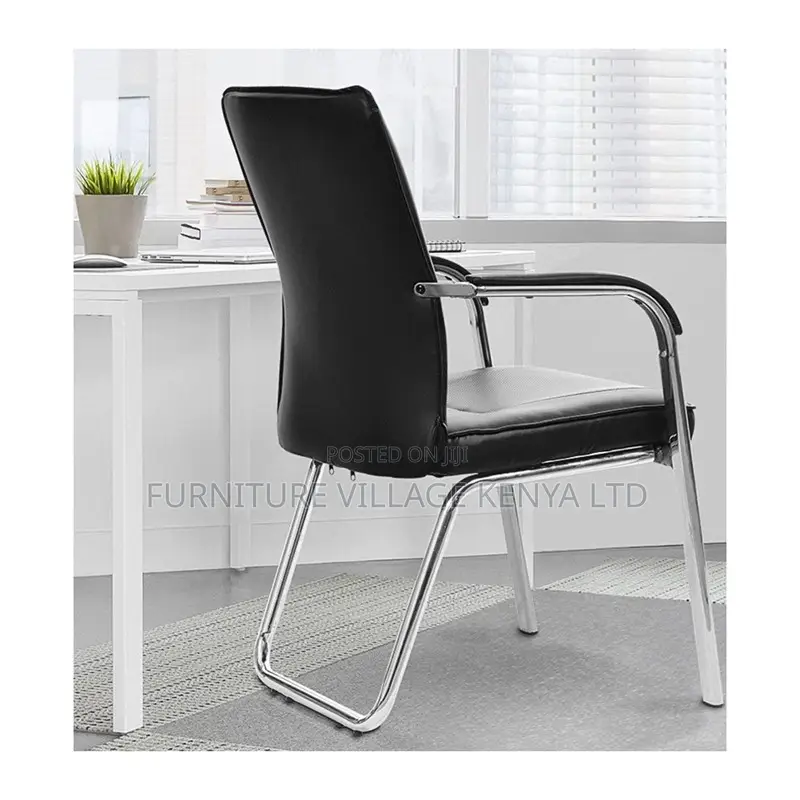 Office Chair; Leather Conference Visitor's Chair