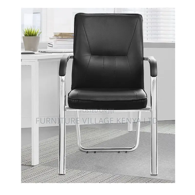 Office Chair; Leather Conference Visitor's Chair