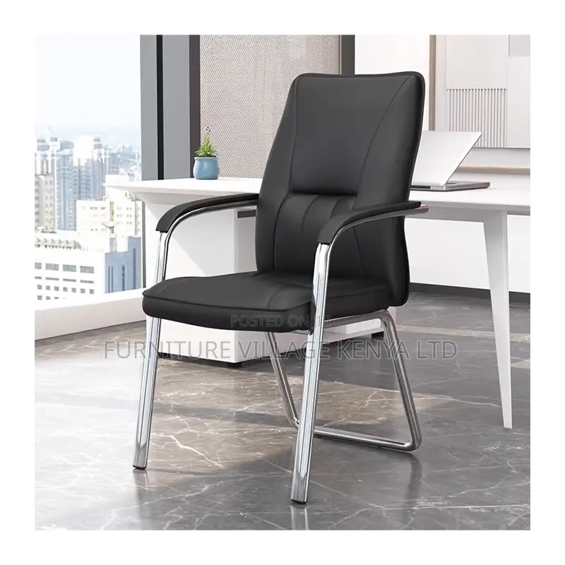 Office Chair; Leather Conference Visitor's Chair