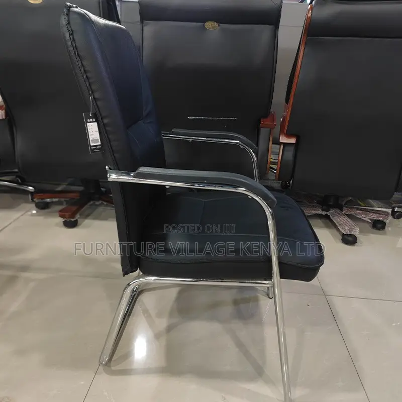Office Chair; Leather Conference Visitor's Chair