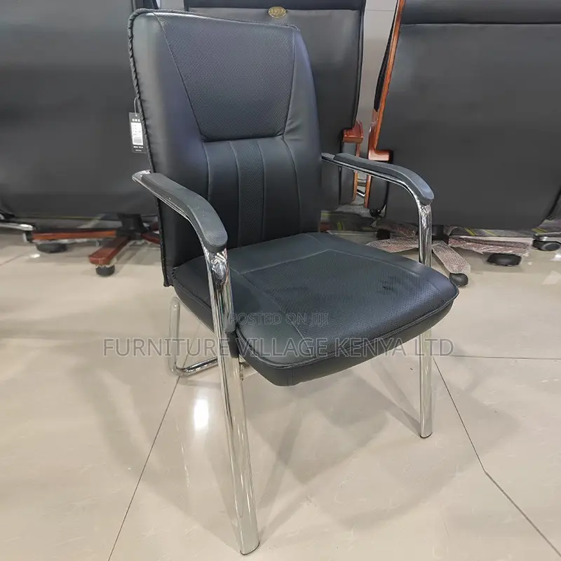 Office Chair; Leather Conference Visitor's Chair