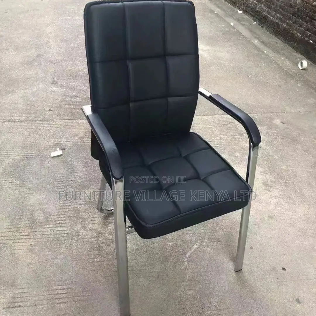Office Chair; Leather Conference Visitor's Chair