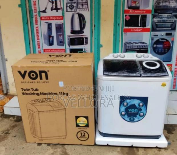 Double Tab. Von 11kgs Washing Machine. Von - main view