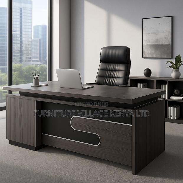 Office Desk; 1800mm Executive Office Desk - main view