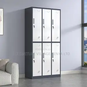 Office Cabinet; 6 Doors Metal Locker Storage Cabinet