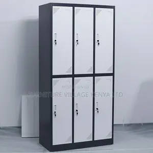 Office Cabinet; 6 Doors Metal Locker Storage Cabinet
