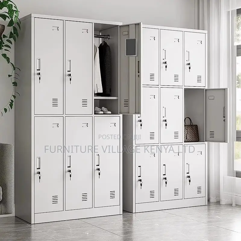 Office Cabinet; 6 Doors Metal Locker Storage Cabinet