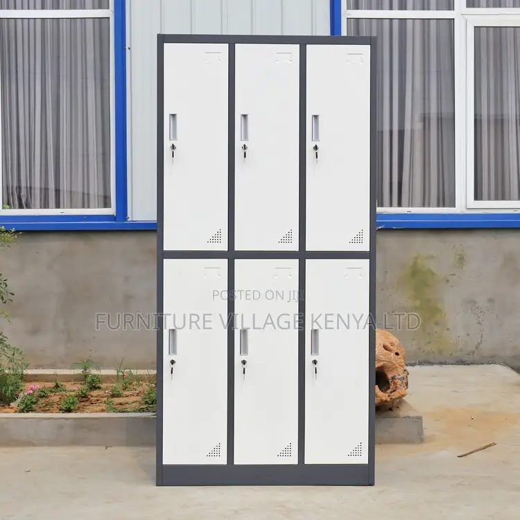 Office Cabinet; 6 Doors Metal Locker Storage Cabinet