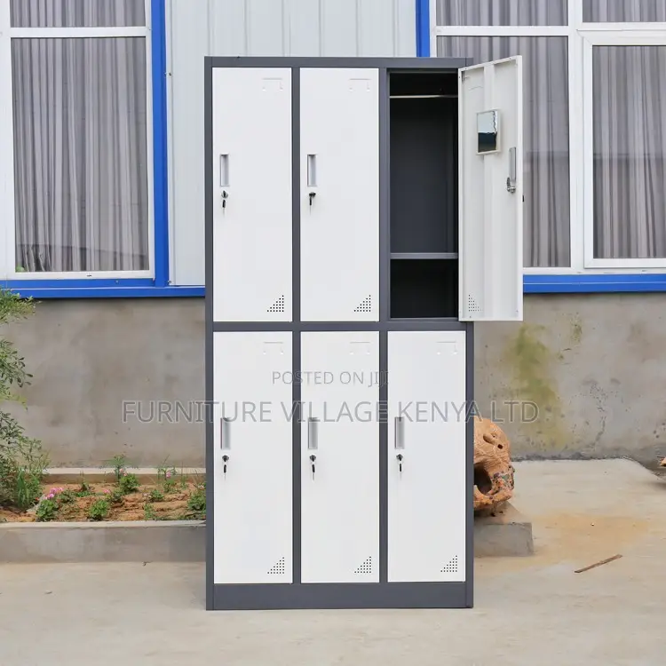 Office Cabinet; 6 Doors Metal Locker Storage Cabinet