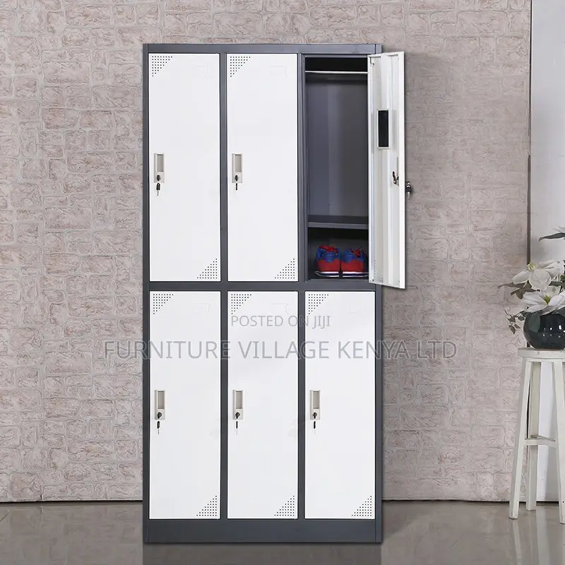 Office Cabinet; 6 Doors Metal Locker Storage Cabinet