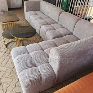 Stylish Classy 6 Seater Bubble L Sofa