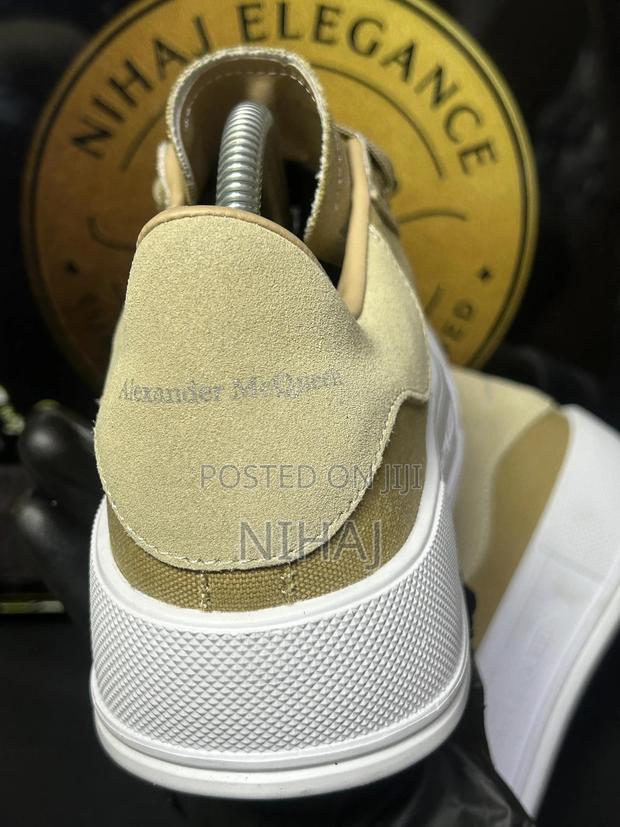 Alexander McQueen Deck Plimsoll “Khaki / Camel” - thumbnail 6