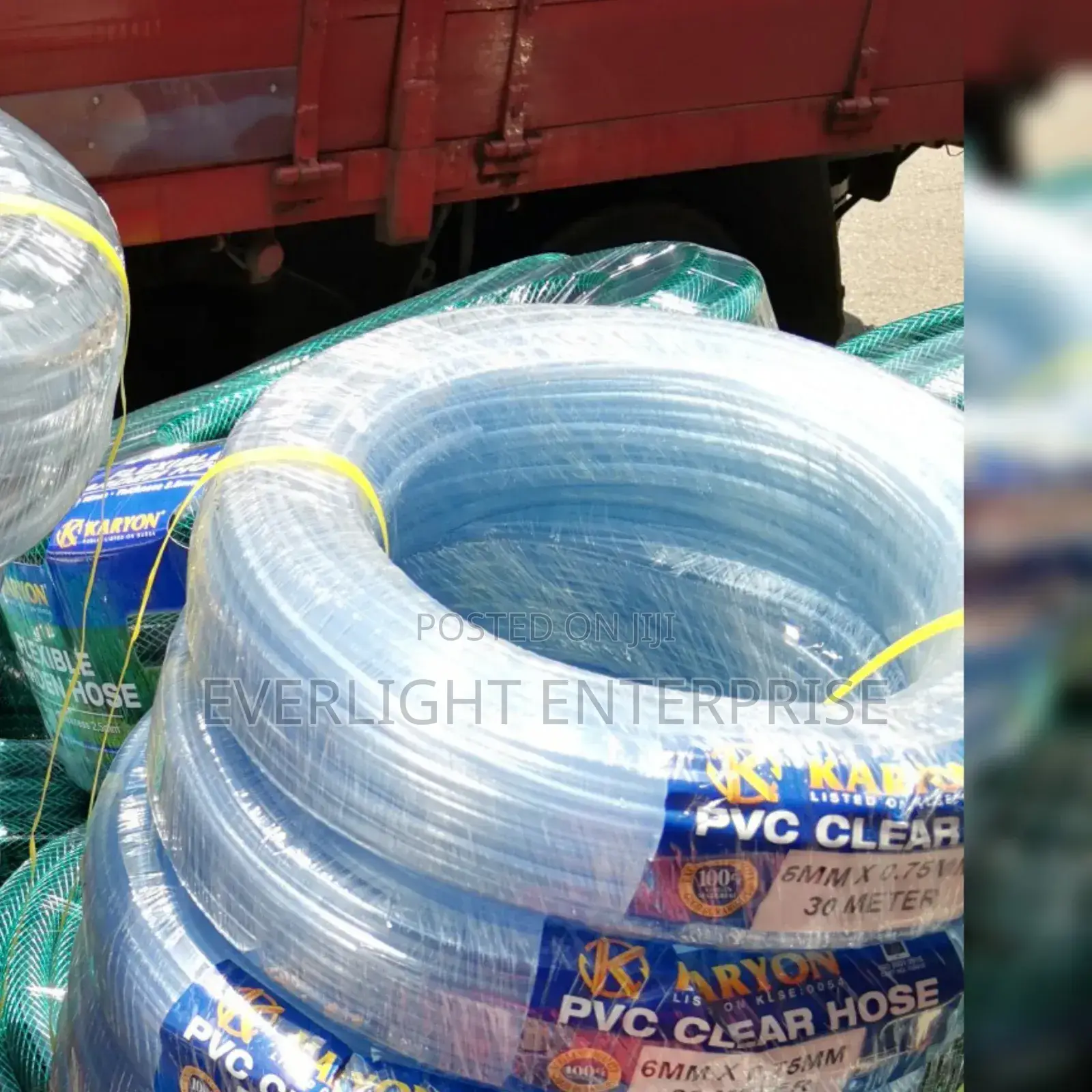 Clear 1/2 Inch by 60ft Hose Pipe