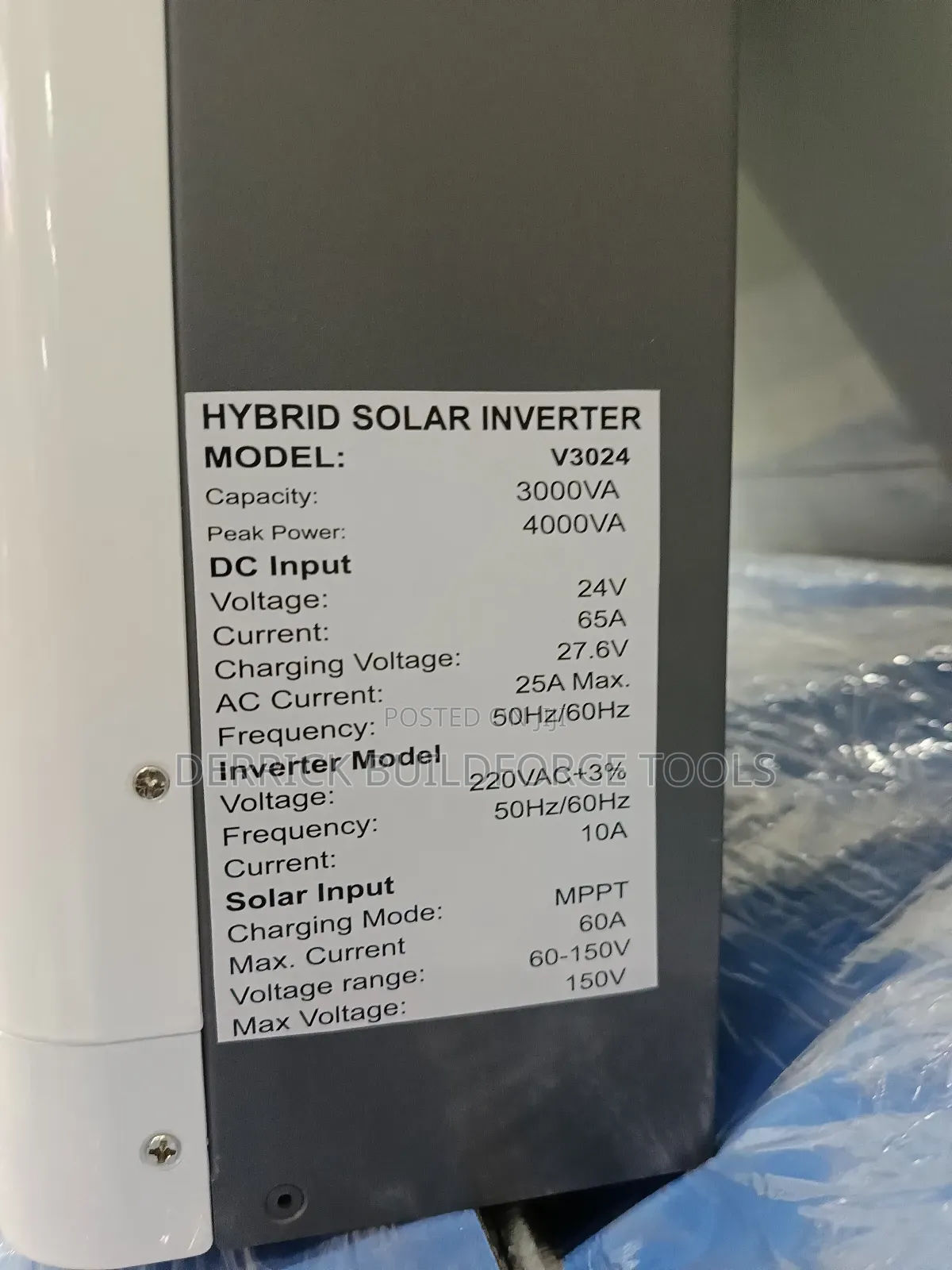 Solarmax 3kva 24v Solar Hybrid Inverter
