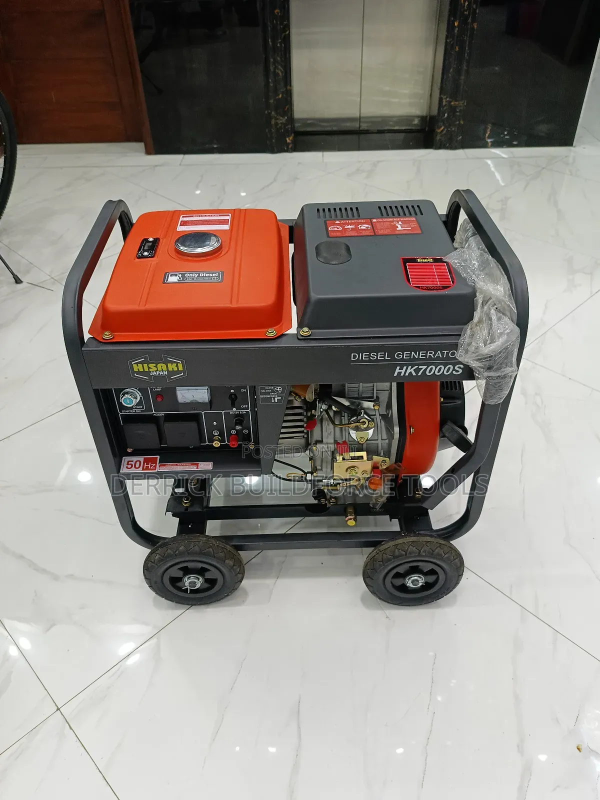Hisaki 9.3kva Open Set Key Start Silent Diesel Generator