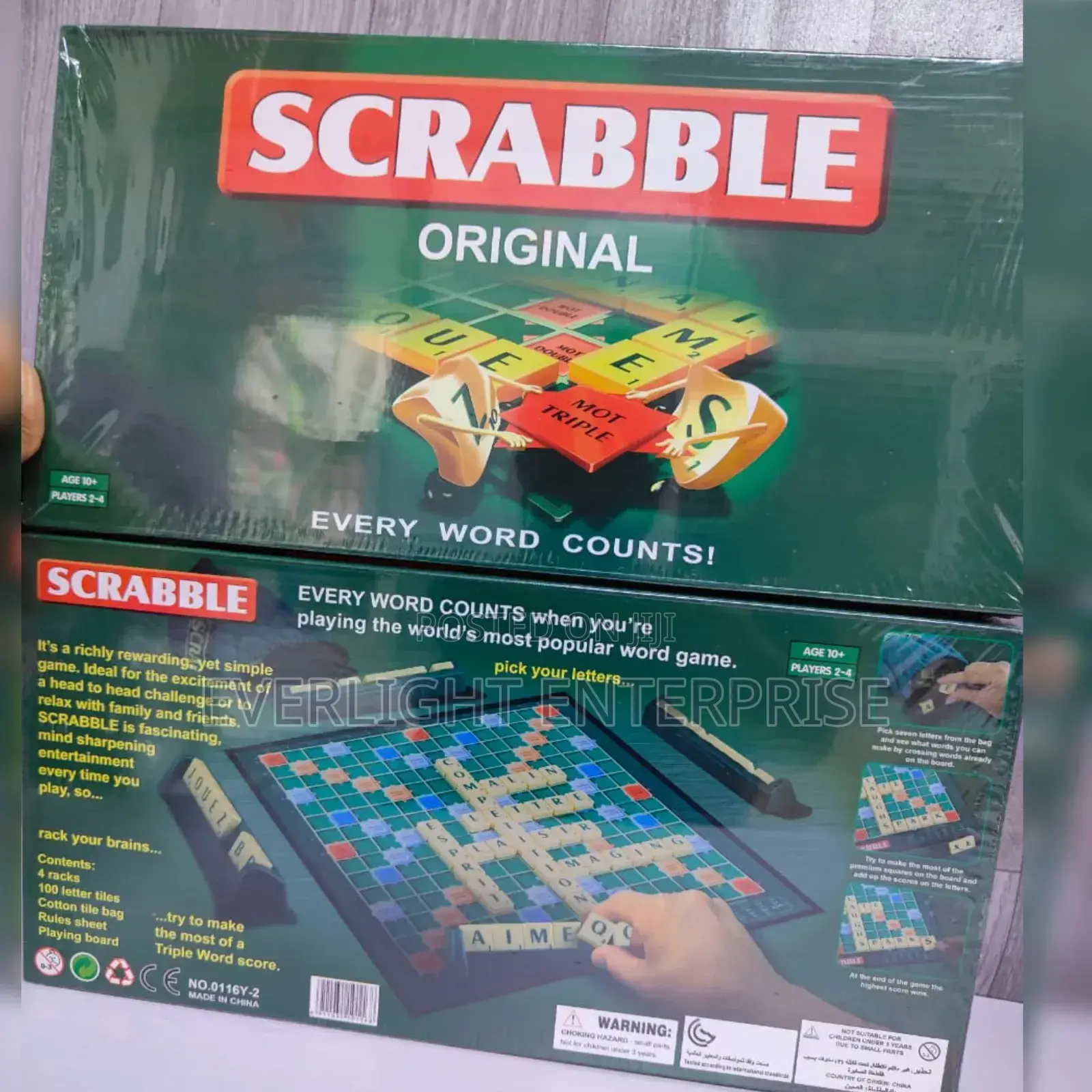 Monopoly Scrabble Game for Kids and Adults