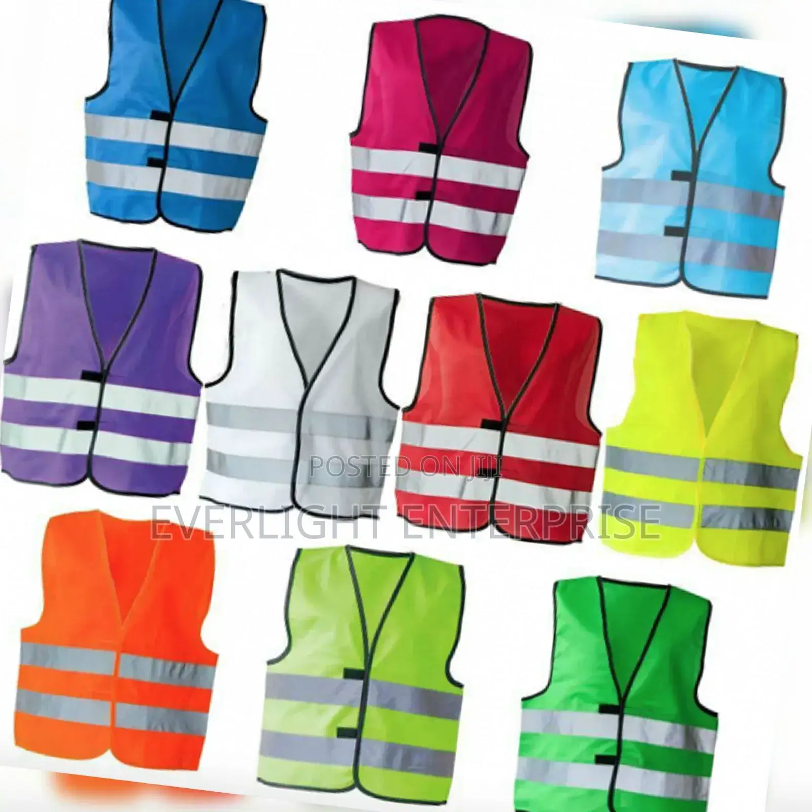 High Visibility Safety Vest With Reflective Strips