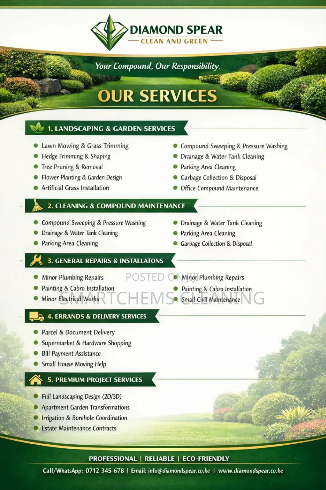 Parcel and Documents Delivery Services