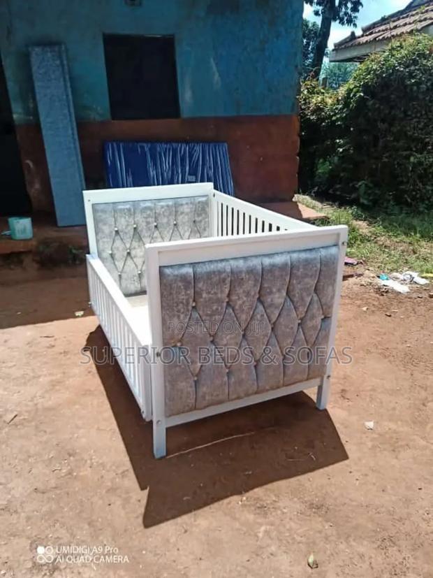 Classic Grey Tufted Frame Bed 3 × 6 - main view