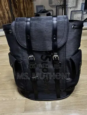 Louis Vuitton X Supreme Christopher Pm Backpack in Red Epi Leather