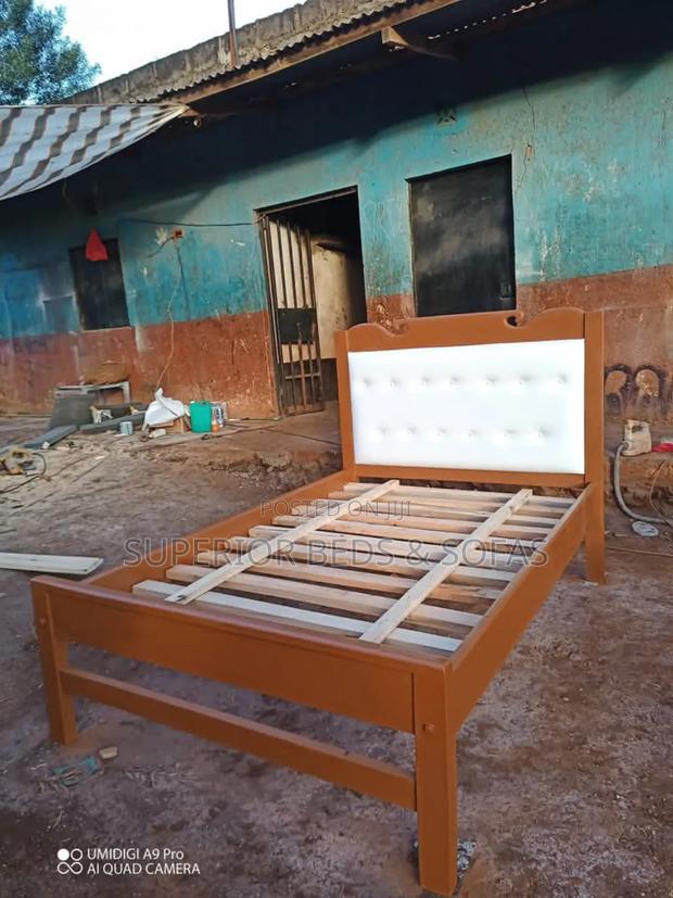 Classic Walnut Panel Bed - main view