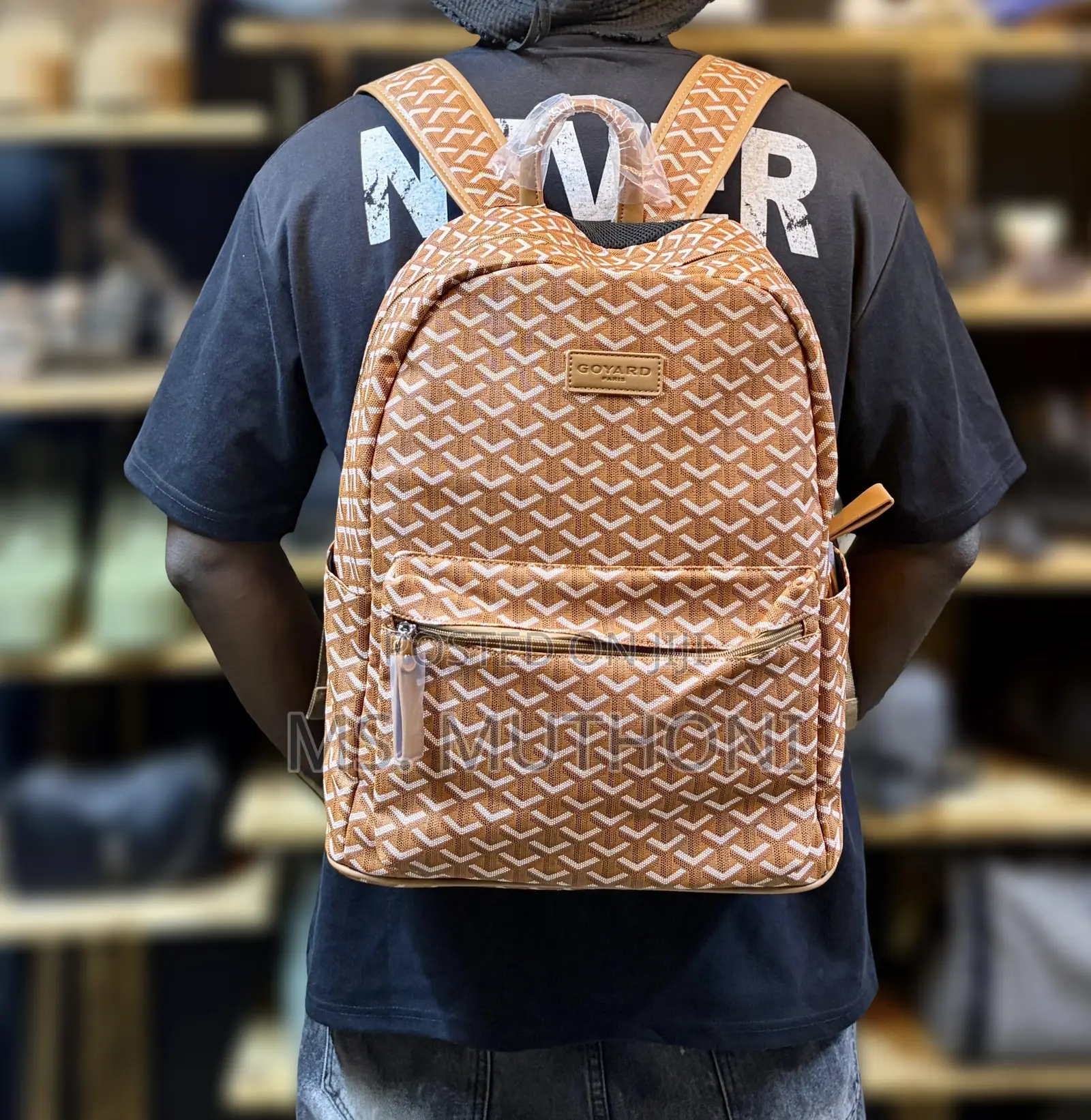 Unisex Goyard Cisalpin Backpack