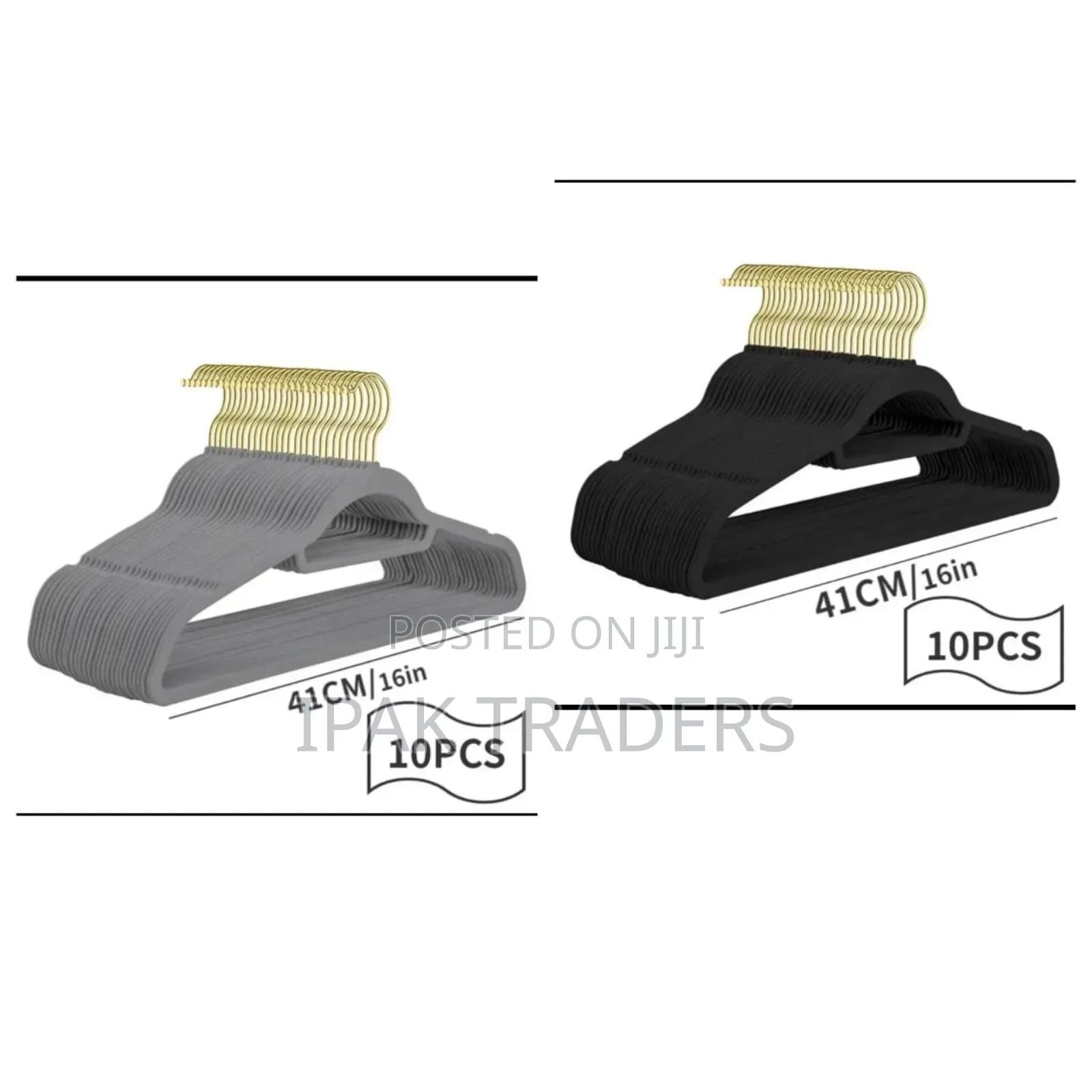 *Velvet Hangers 360degrees Rotatable Pack of 10* Grey