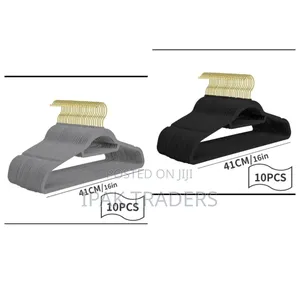 *Velvet Hangers 360degrees Rotatable Pack of 10* Grey