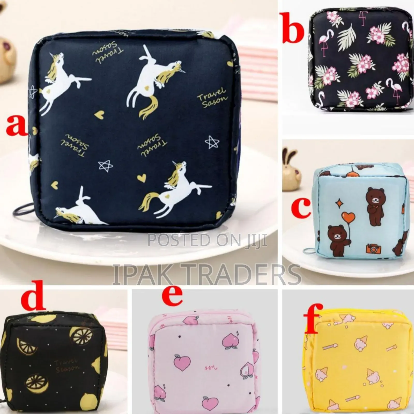 *Pad Pouch Different Colors
