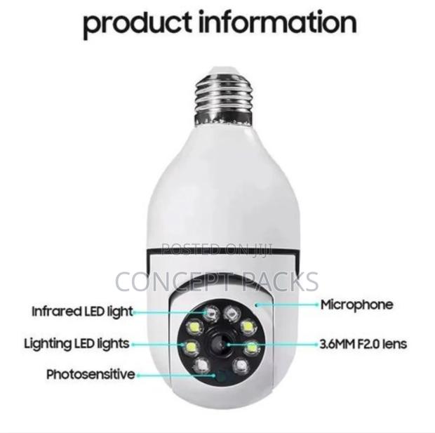 Calus Hd E27 Pro Smart Bulb Camera With Remote. - thumbnail 2