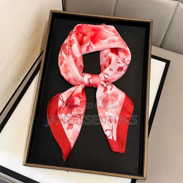 Elegant Head and Neck Silk Scarfs - thumbnail 13