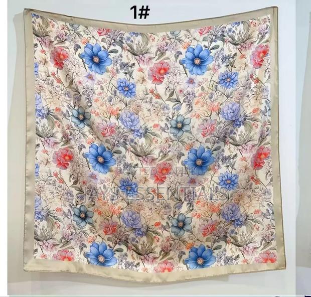 Elegant Head and Neck Silk Scarfs - thumbnail 17