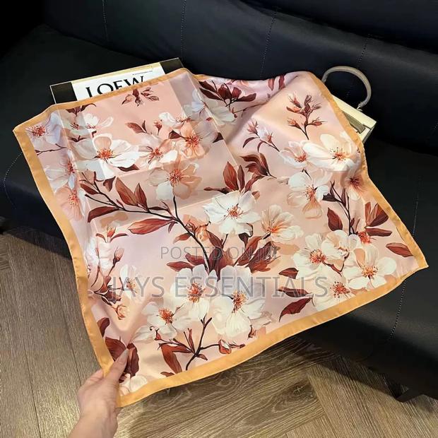 Elegant Head and Neck Silk Scarfs - thumbnail 20