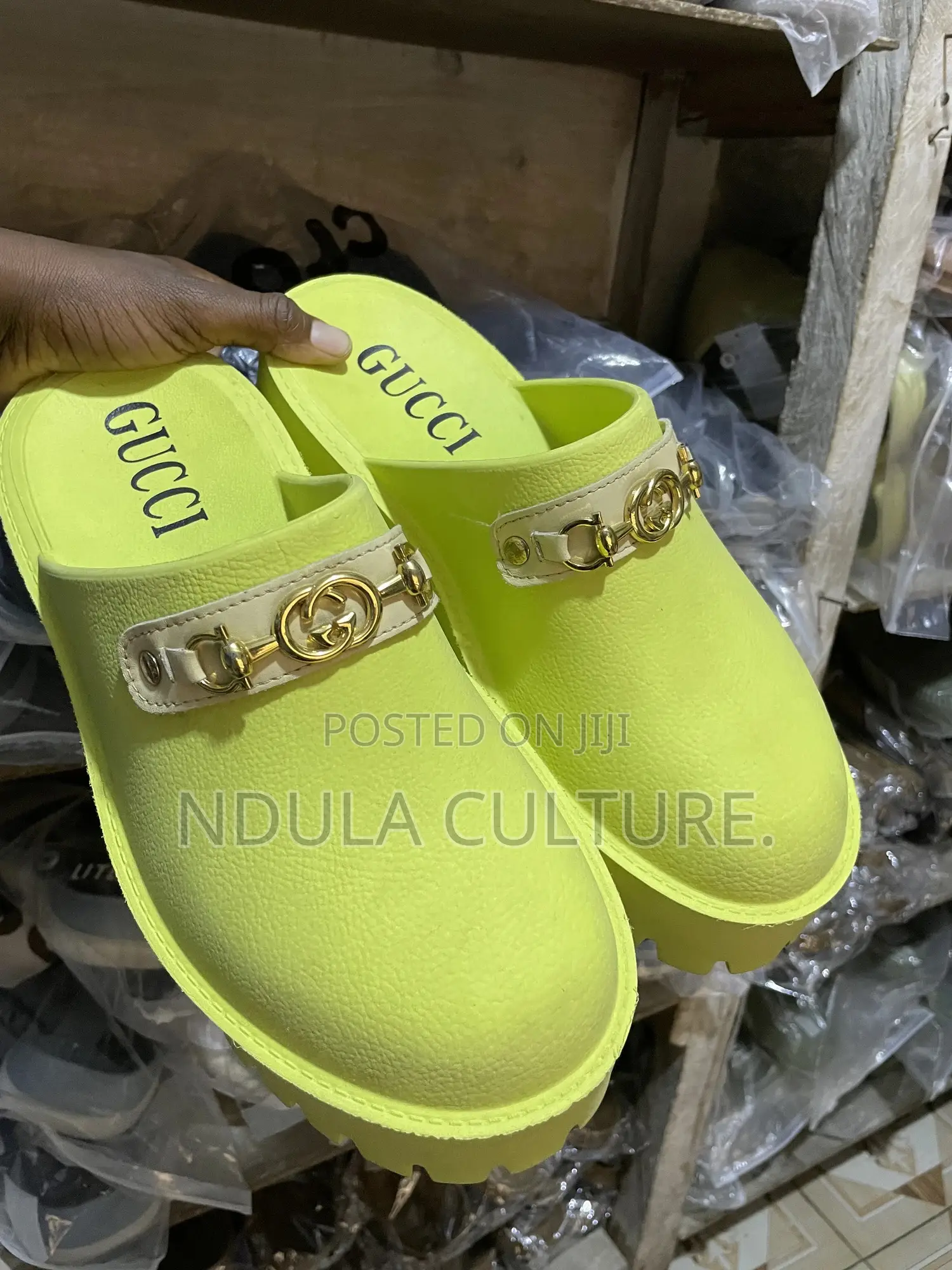 Gucci (Dapadan )Platforms Clogs/ Mules