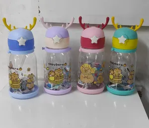 600ml Kids Sipper Bottle Anti-Leak Water Bottle - Hk
