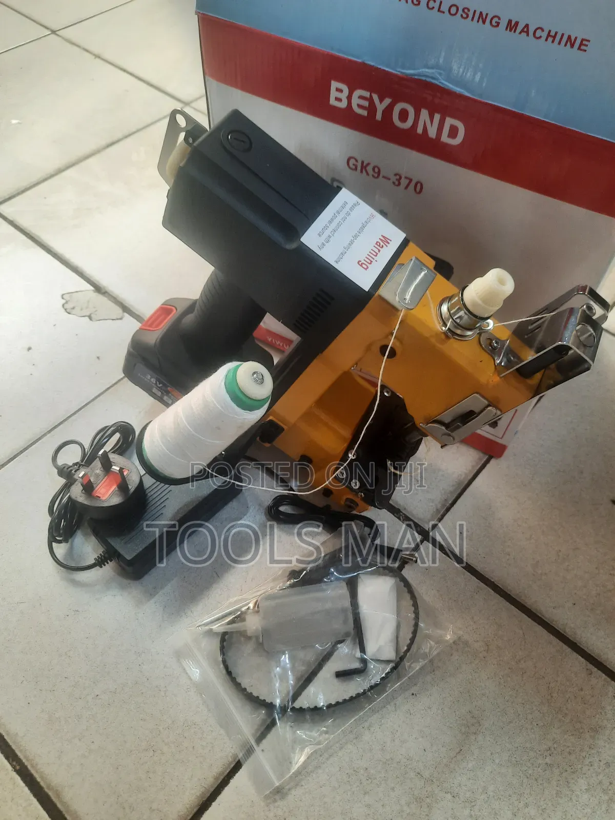 Gk9-370 Cordless Bag Closer.36v Portable Electric Stitcher.Rechargeabl