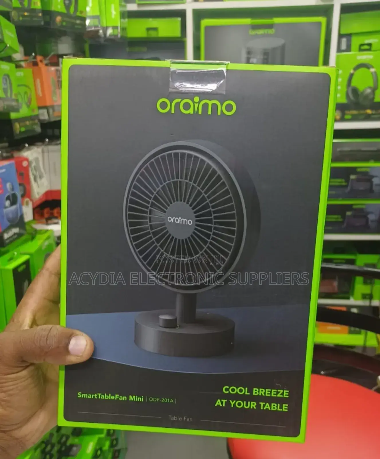 Oraimo Smarttablefan 5w Table Fan