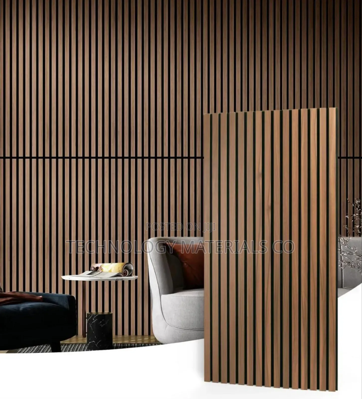 Slat Wood Acoustic Wall Panel – Modern Decorative Soundproof Panel