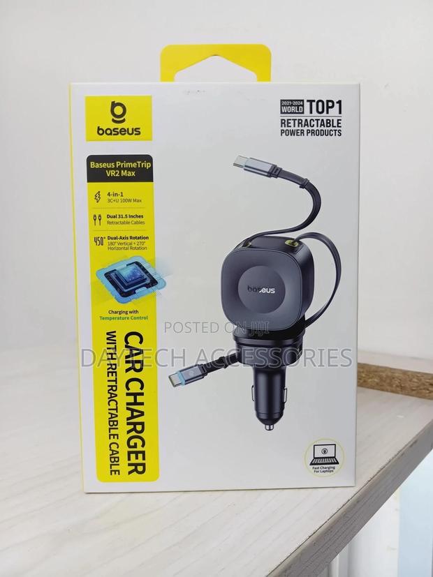 The Baseus Primetrip Vr2 Max Car Charger.