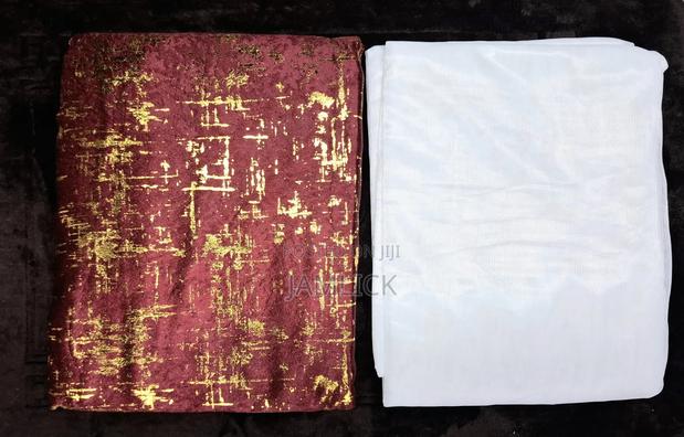 3m Marble Curtains Set 2pcs + Sheer 1pc - Pt - thumbnail 2