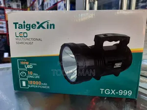 Torch Taigexin TGX-999 100w Led Searchlight 12000mah. 2km Range. 10hrs