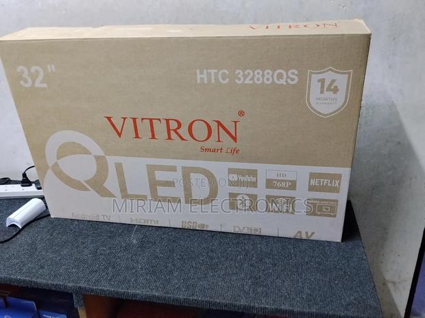 Vitron Htc3288qs, 32 Inch Qled Smart Android Tv, Qled Smart Android Tv