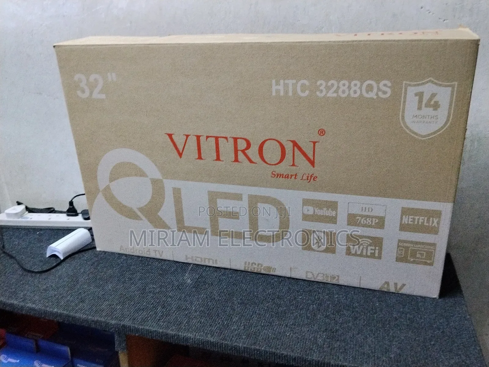 Vitron Htc3288qs, 32 Inch Qled Smart Android Tv, Qled Smart Android Tv