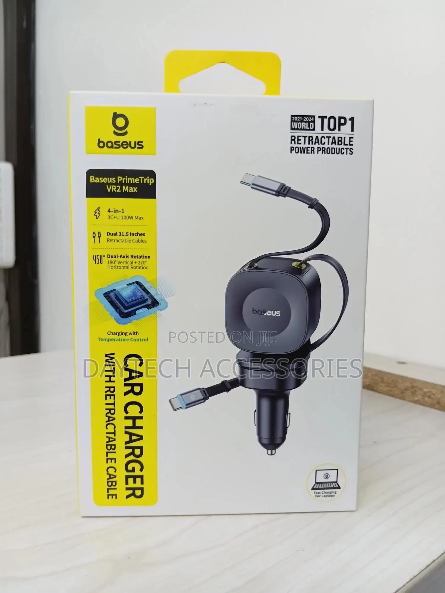 The Baseus Primetrip Vr2 Max Car Charger.