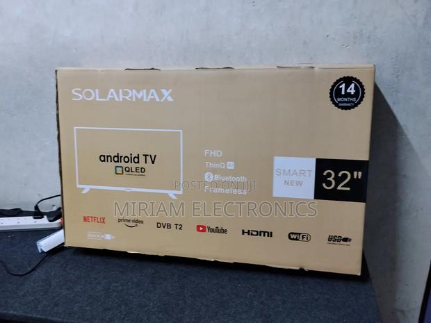 Solarmax 32 Inches Smart Tv, Fhd, Frameless, Bluetooth, Android14 - thumbnail 3
