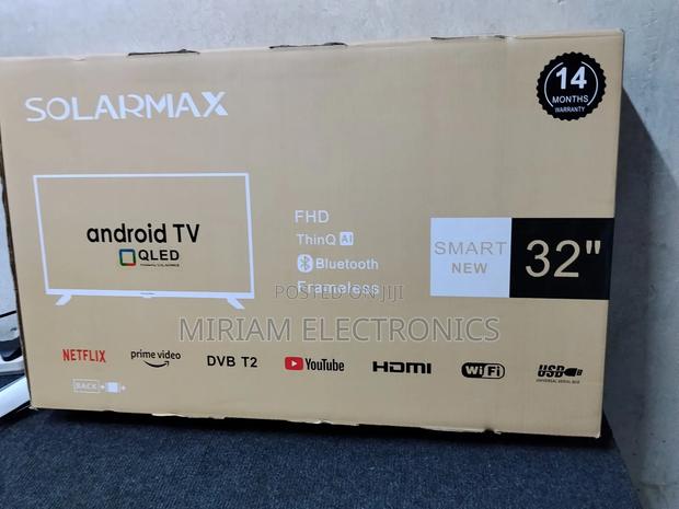Solarmax 32 Inches Smart Tv, Fhd, Frameless, Bluetooth, Android14 - thumbnail 4