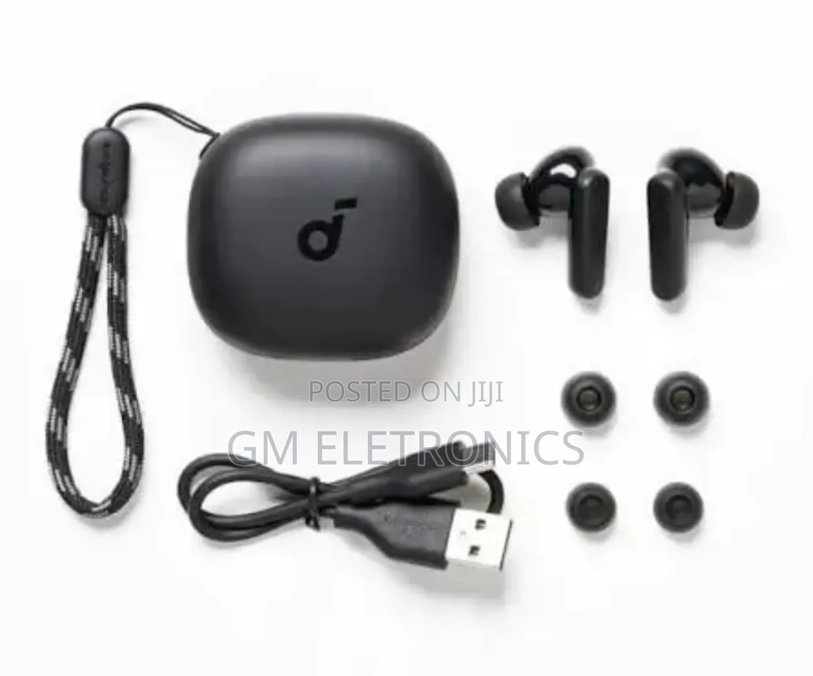 Original Soundcore R50i Bluetooth Earbuds; Black White.