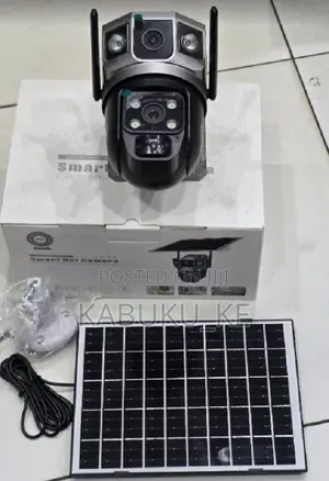 V380 Wifi Solar Powred Cctv Outdoor Camera With Ptz