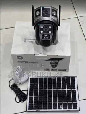 V380 Solar Wifi Ptz Camera With Dual Lens