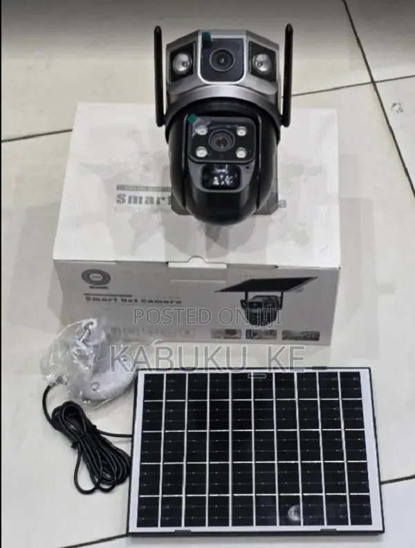 V380 Solar Wifi Ptz Camera With Dual Lens